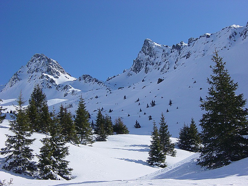 Vallon du Vénetier vers le col : Avril ou Février ?