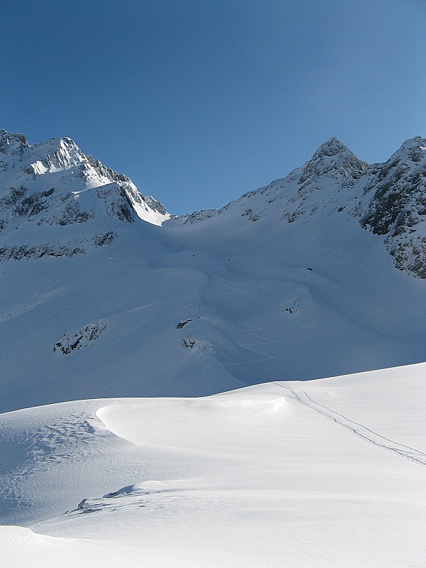 Col de morétan : Une jolie trace vers le col de Morétan