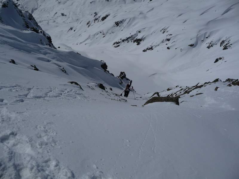Pte Alphonse Favre : Montée de l'arête W
