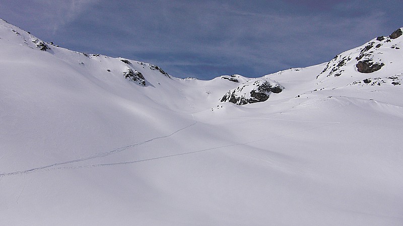 Le rognon rocheux : Le rognon rocheux que l'on passe à droite ou à gauche avant d'arriver à la crête.