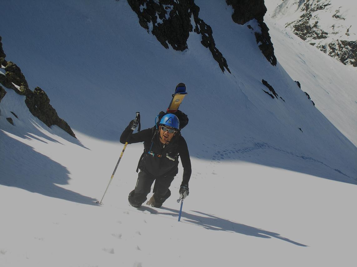 derniers metres : avant la croupe sommitale