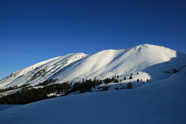 Crête de Beaubarnon : premier rayon de soleil