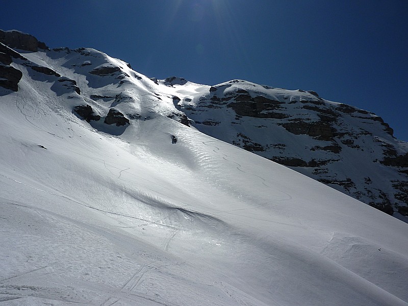 Pic du Tourond : Bonne neige dure pour cette belle descente