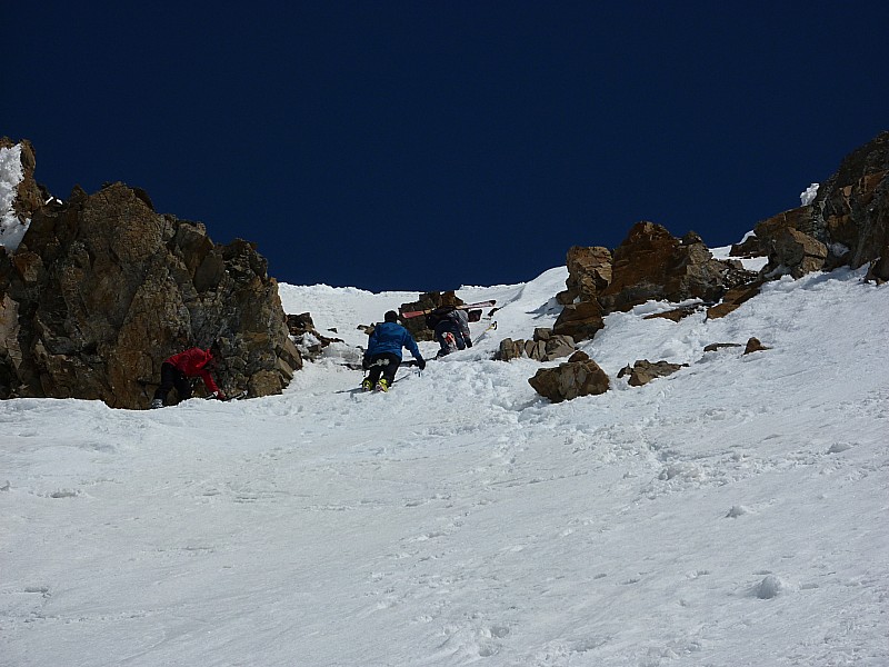 passage alpin : pour accéder au sommet