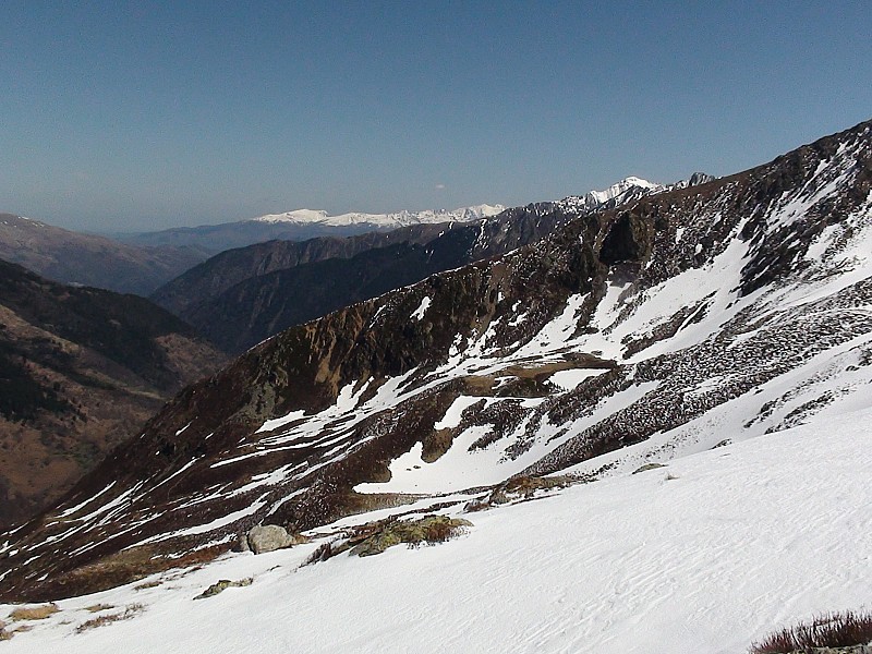 look back to the valley : Etat de l'enneigement : faible en moyenne montagne