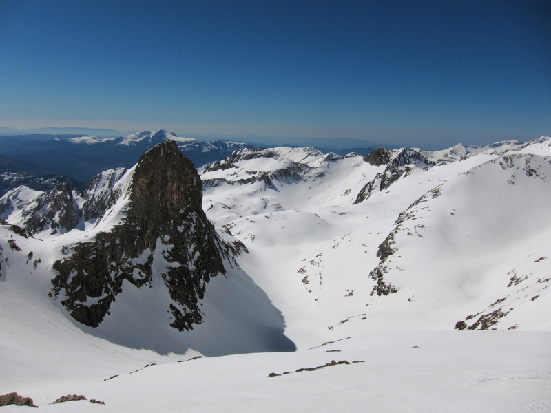 Posets : le vallon de descente, à l'ouest de la Diente de Llardana