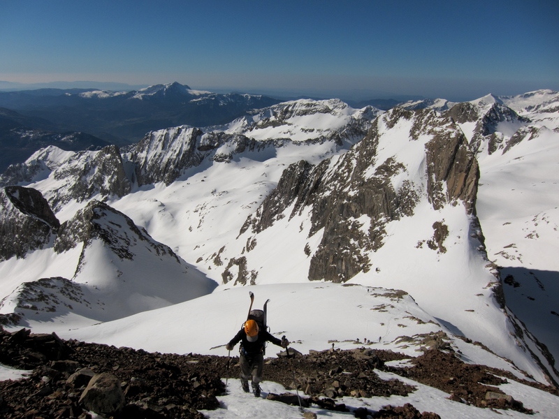 Arête S des Posets : quelques passages un peu secs