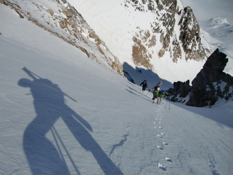 Couloir Nord : Ca se monte bien.