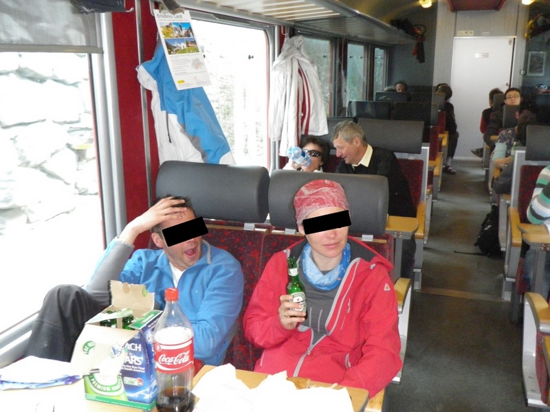 Im Zug! : 4h de train, pour Chamonix!
