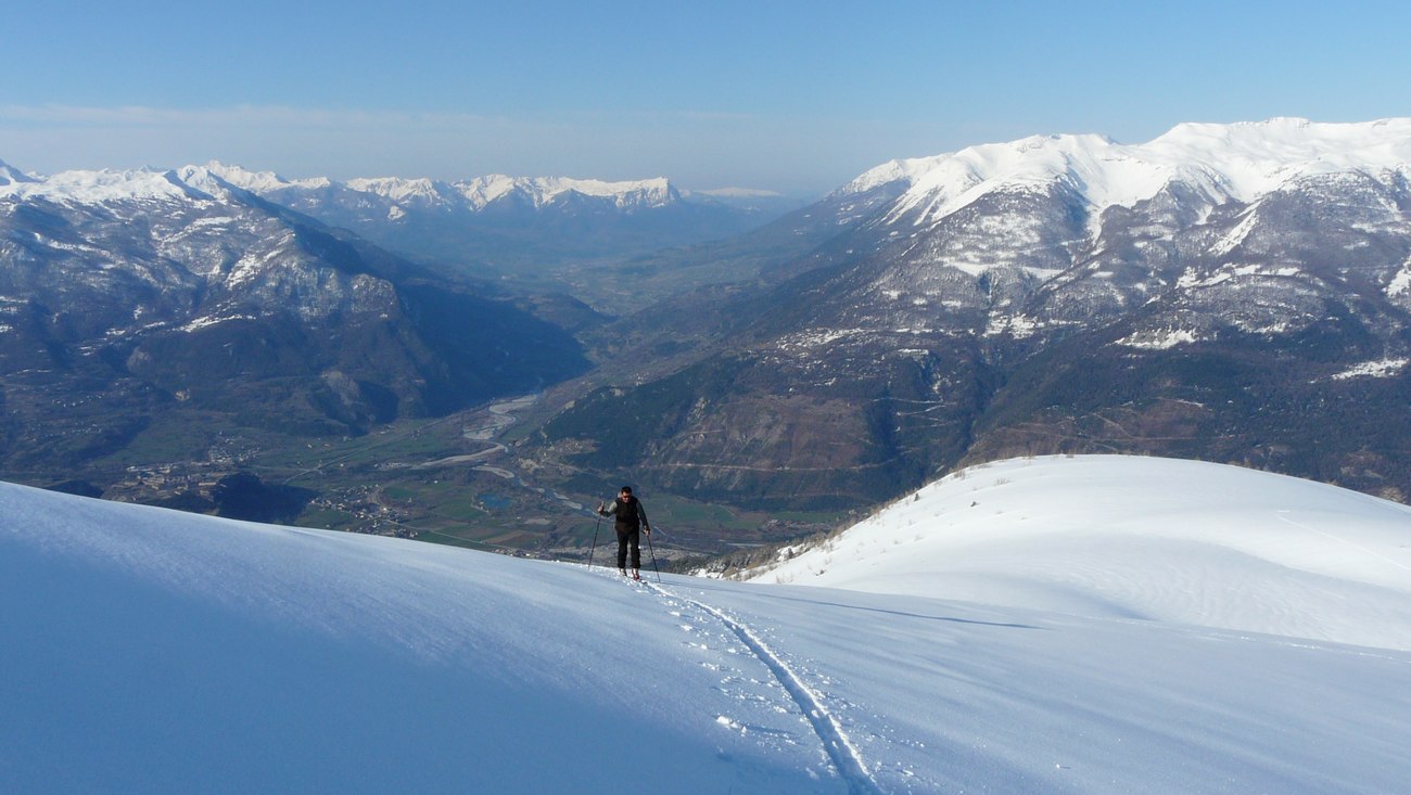 Contraste avec la vallée : le printemps arrive