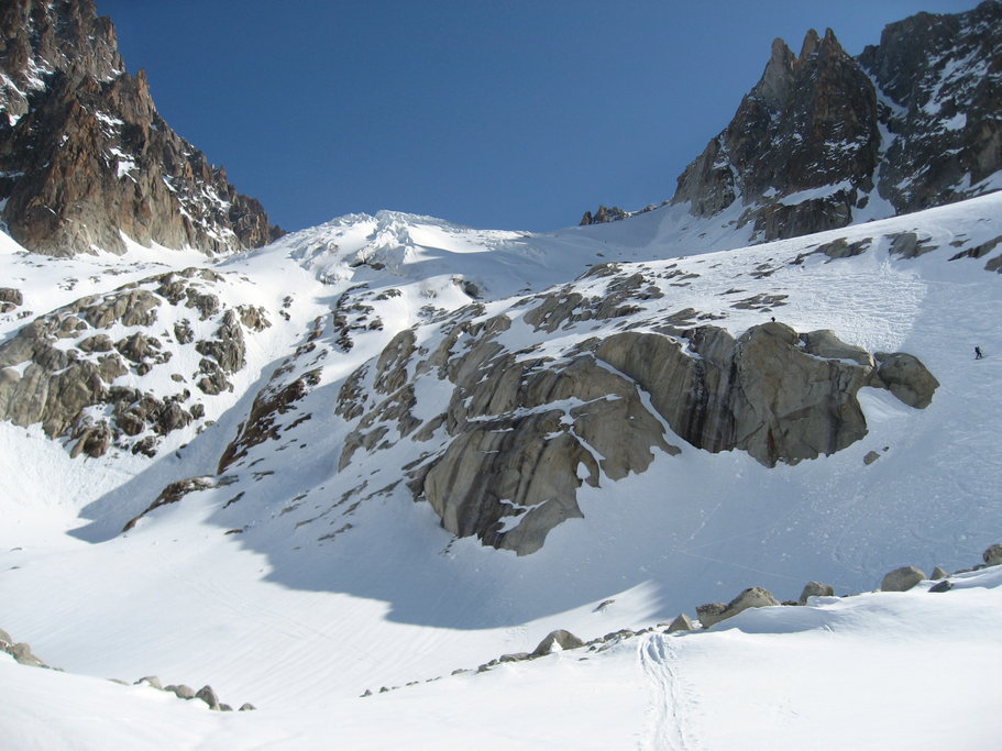 montee au col de Chardonnet : mieux vaut les couteaux (sauf pour les patrouilleurs...)
