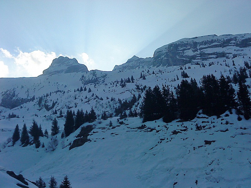 lever de soleil : sur la Pointe Percée