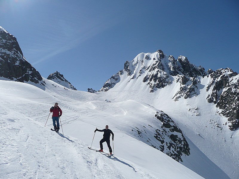 combe de Balme : Descente vers l' Envers Bérard