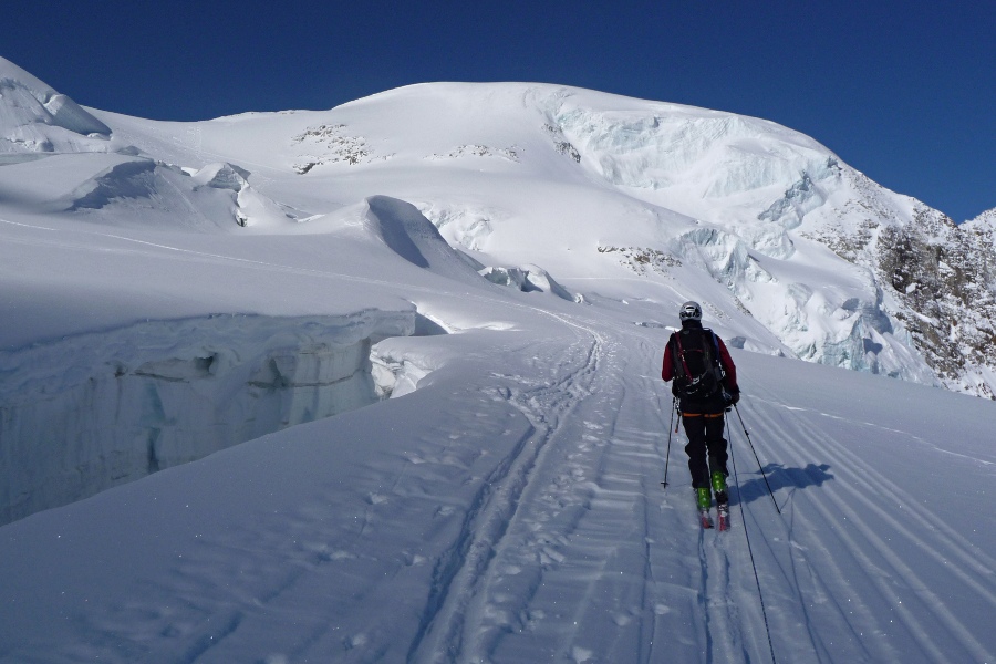 Glacier de Moming : En route vers le Blanc de Moming