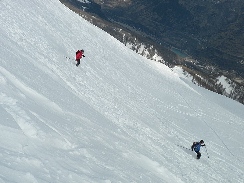 aiguille 10 : ils s'appliquent! pas de chuttes aujourd'hui...