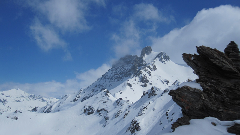 pointe du grand vallon : encore et toujours le grand roc noir