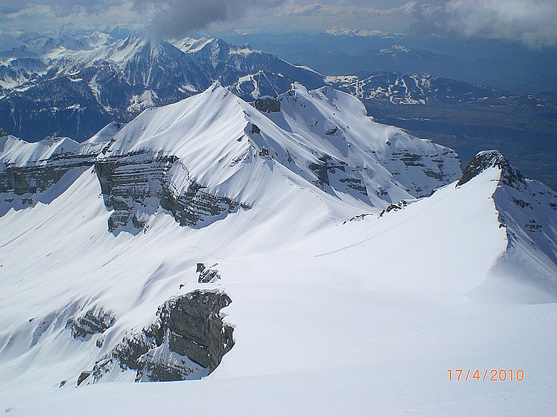 Tourond : pointes N et S de la Vénasque.