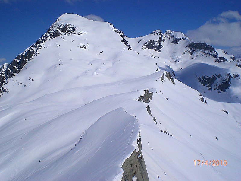 Tourond : Ce vieux Chaillol vu du Tourond. Bel enneigement !