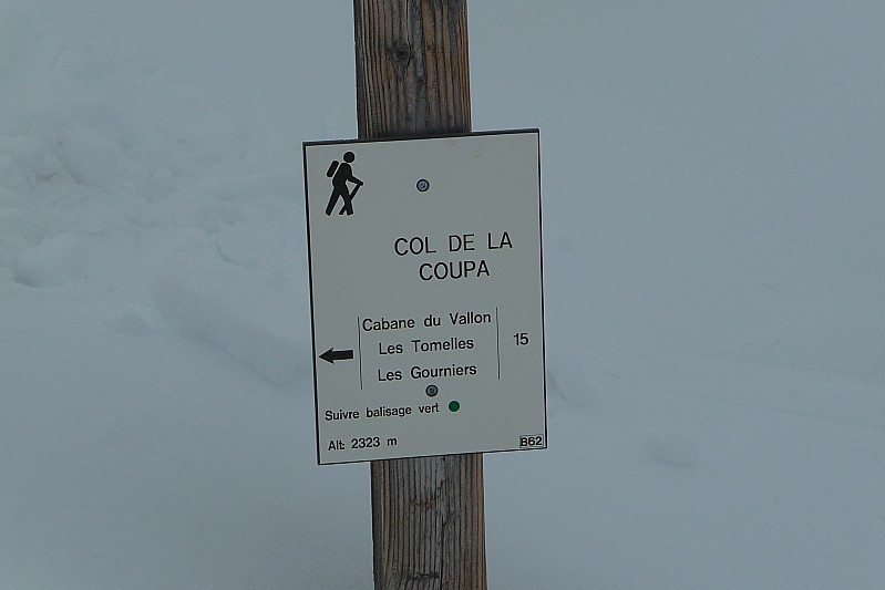 Col de la Coupa - Est : C'est plus pareil...