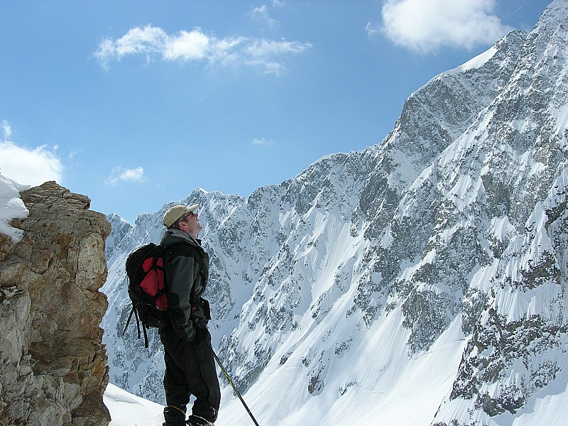 Col des agneaux : brêche sans nom communiquant avec la Platte des Agneaux