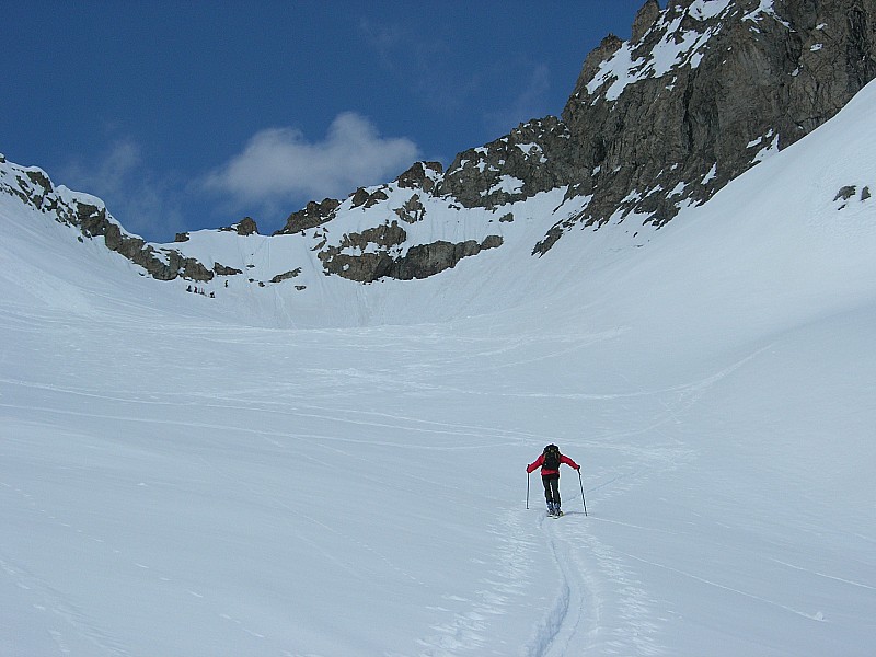 Col des agneaux : le col est en vue