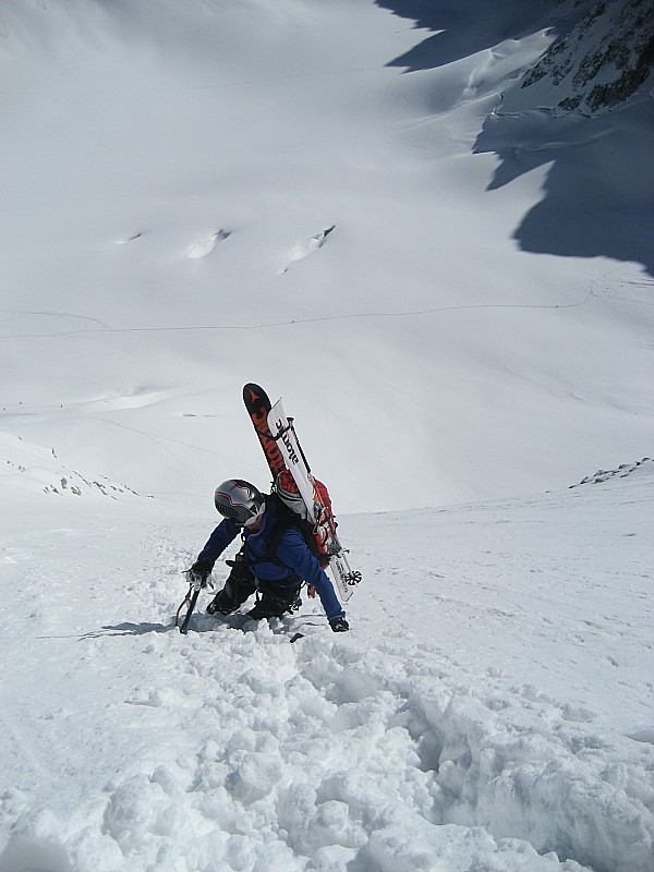 Col des Cristaux : La pente et Lemich