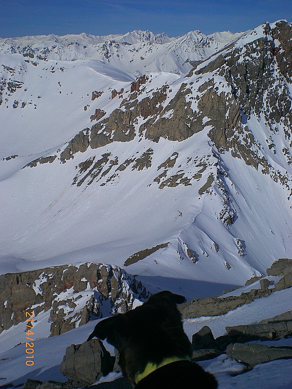 Peygu : Vers le col des Peygus et la crête des Granges