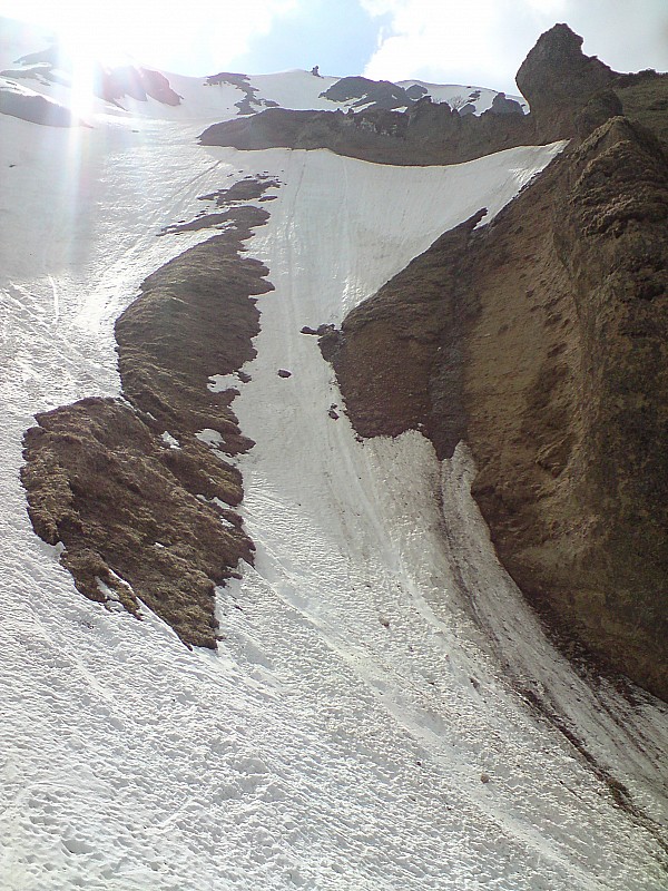 montéede l'aiguillette : c'est là que ça coulera bien à la descente