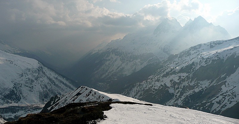 Sortie du soir ... : A la montée, au-dessus de la Combe de la Vormaine