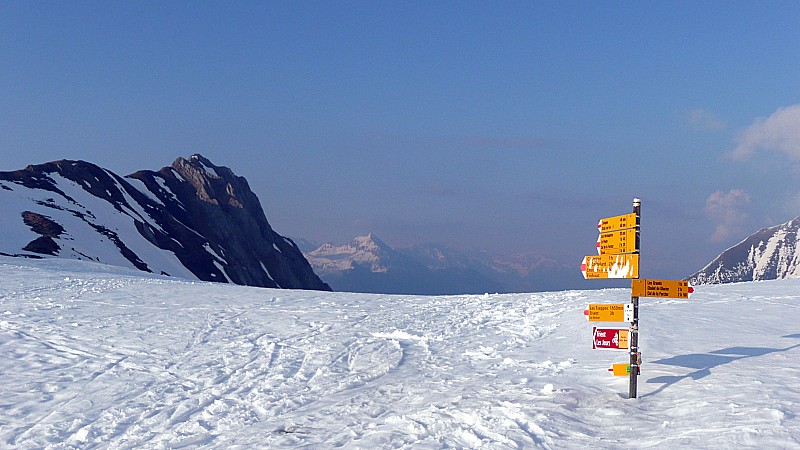 Col de Balme : Le côté suisse du col