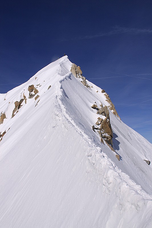 L'arête menant au sommet