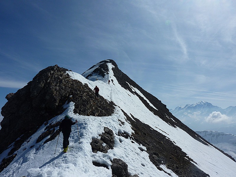 Tête Pelouse : encore quelques mètres pour accéder au sommet