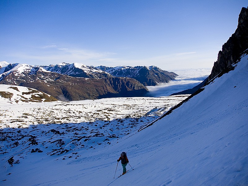 Approche : en direction du couloir en S
