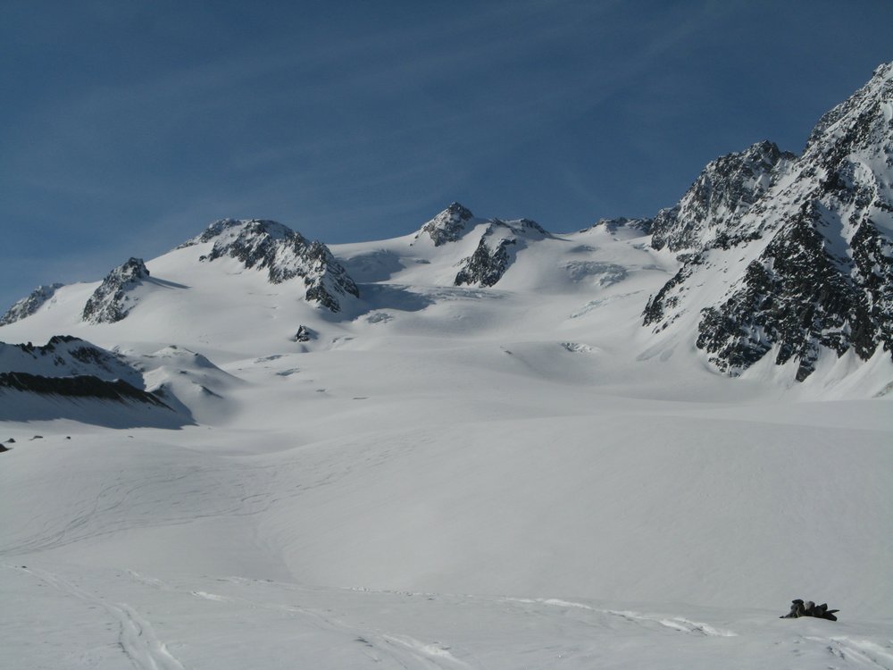 Glacier de Gebroulaz : ... en excellente condition à 9h30 !