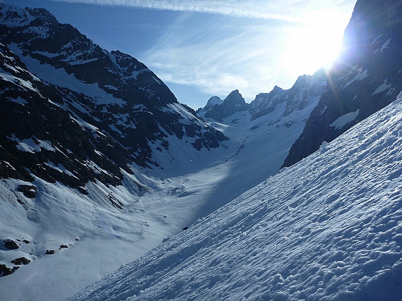 col de burlan : levée de soleil sur les cols...
