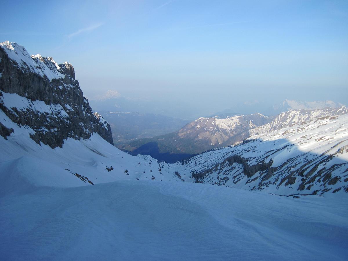 La combe de Bostan : Quand on se retourne.