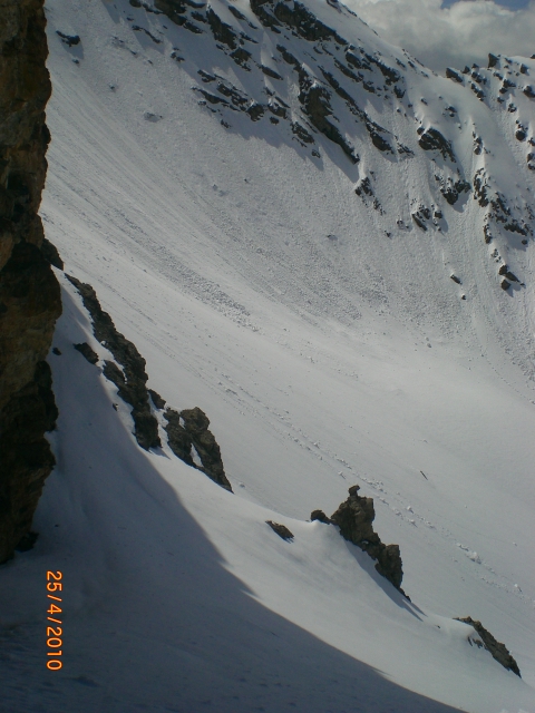 Turge : Passage entre les 2 barres.