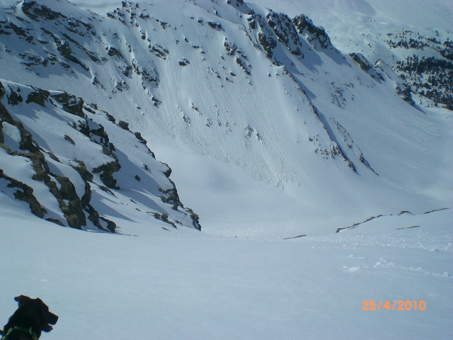 Turge : Haut du couloir SW-W