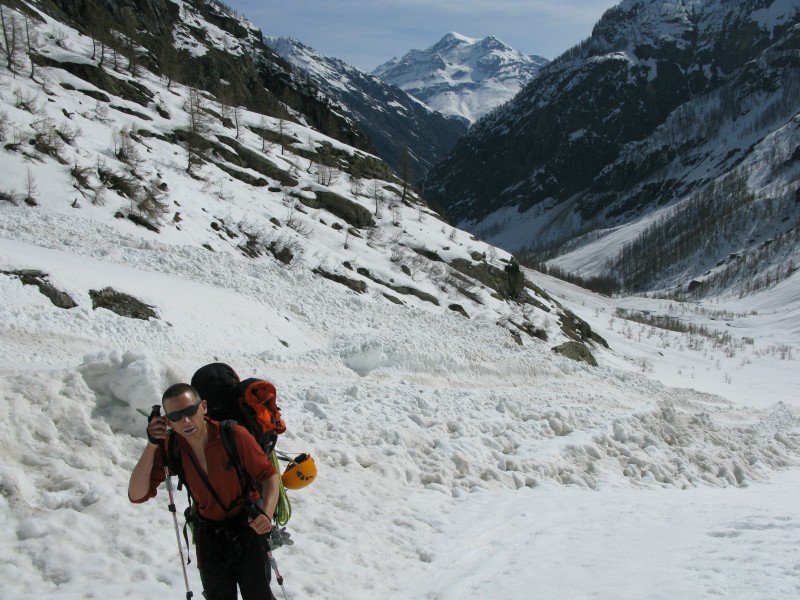 Bas du vallon : Quelques résidus d'avalanches