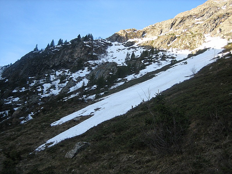 Verrou de la Mariande : On chausse là, 1750m