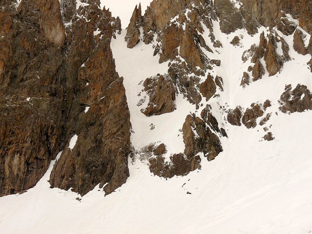Le col sud : avec le passage en rocher qu'on a pas senti