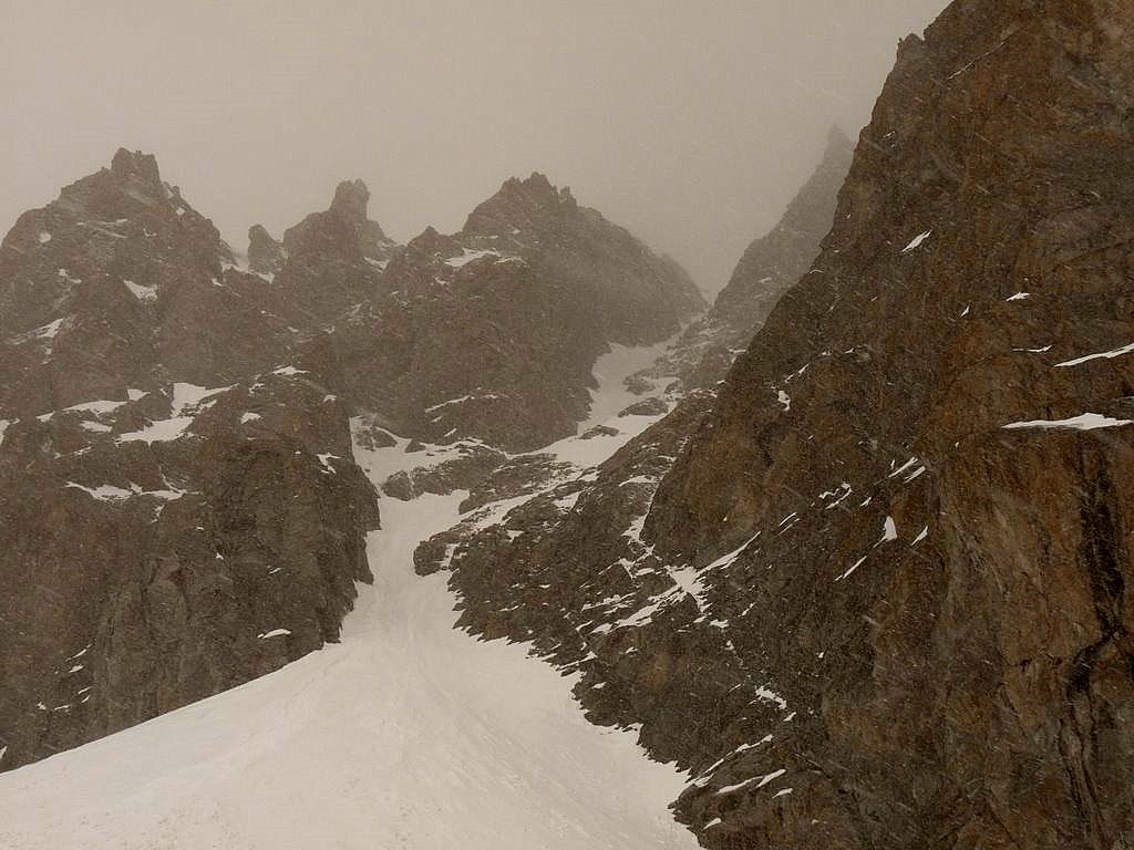Vue sur le couloir : depuis le pied