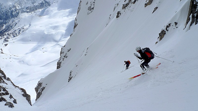 Du bon ski : belle pente, bonnes conditions : le top !
