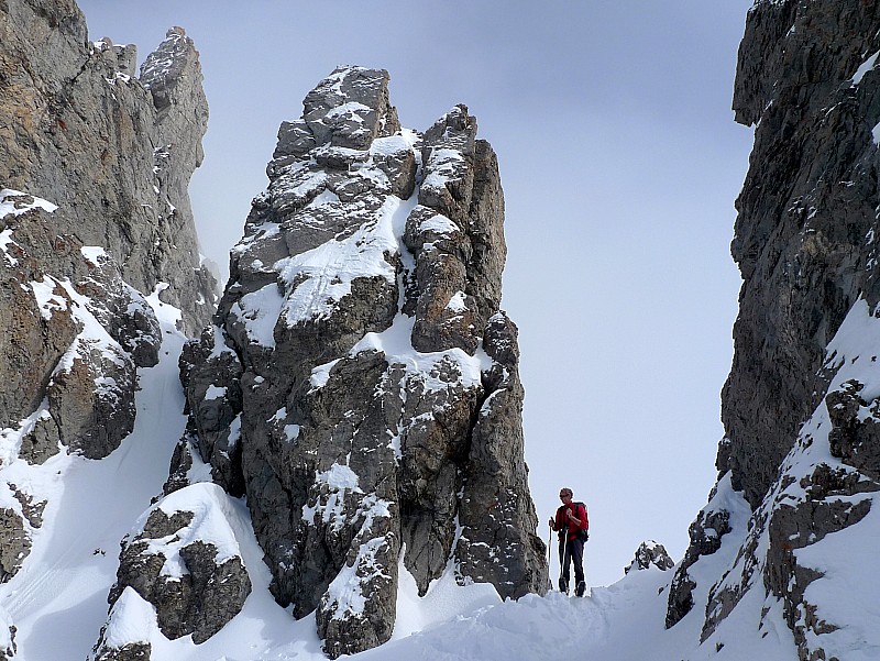 Pat sur la brèche : après la remontée du vallon de la Font Sancte