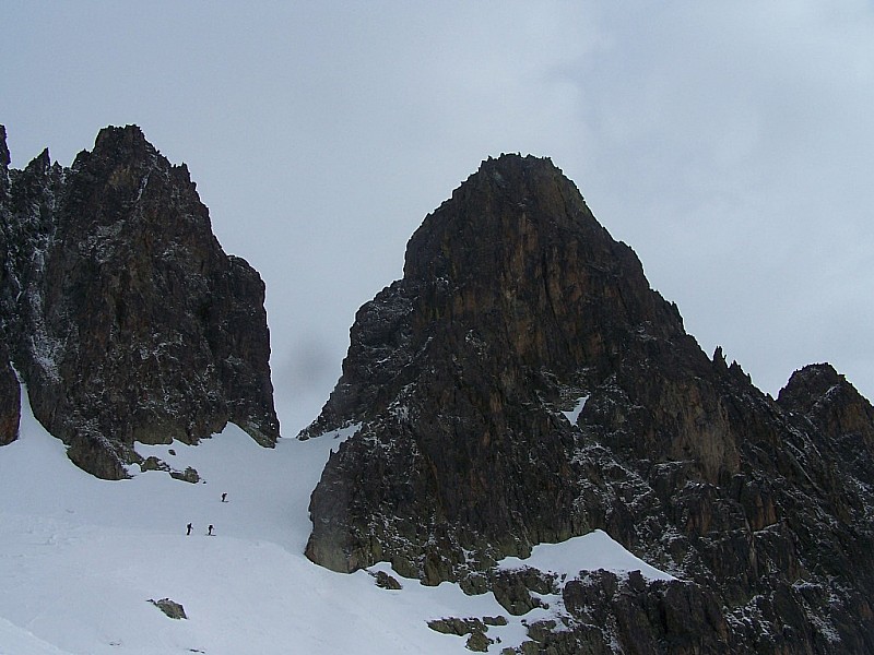 Coup de sabre du piniolet : Le petit couloir sud du coup de sabre.