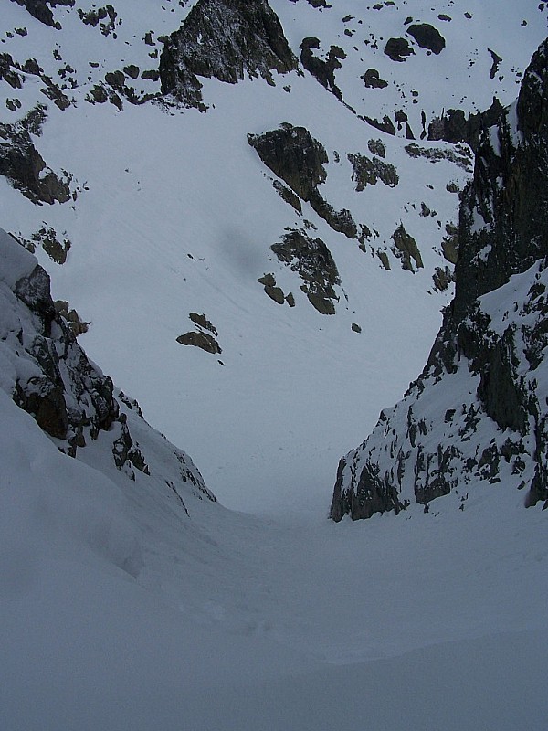 Coup de sabre du piniolet : Le couloir Nord...j'avais une grosse envie de le refaire celui la!!!