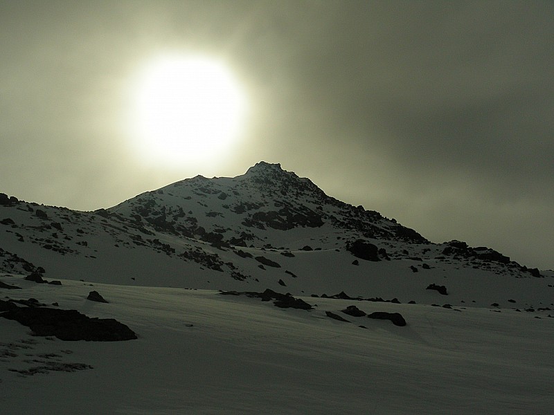 Pointe de la Sandonière : Sommet en vue... Soleil ou pas Soleil?