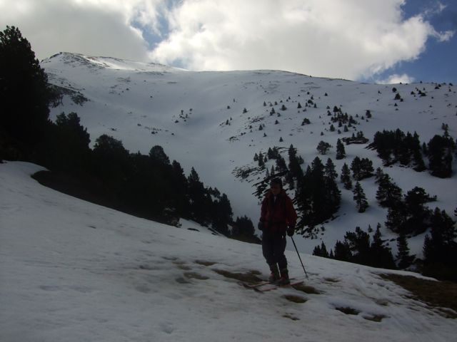 Puigmal de Segre : Vue sur les versant nord, bien skiables partout.