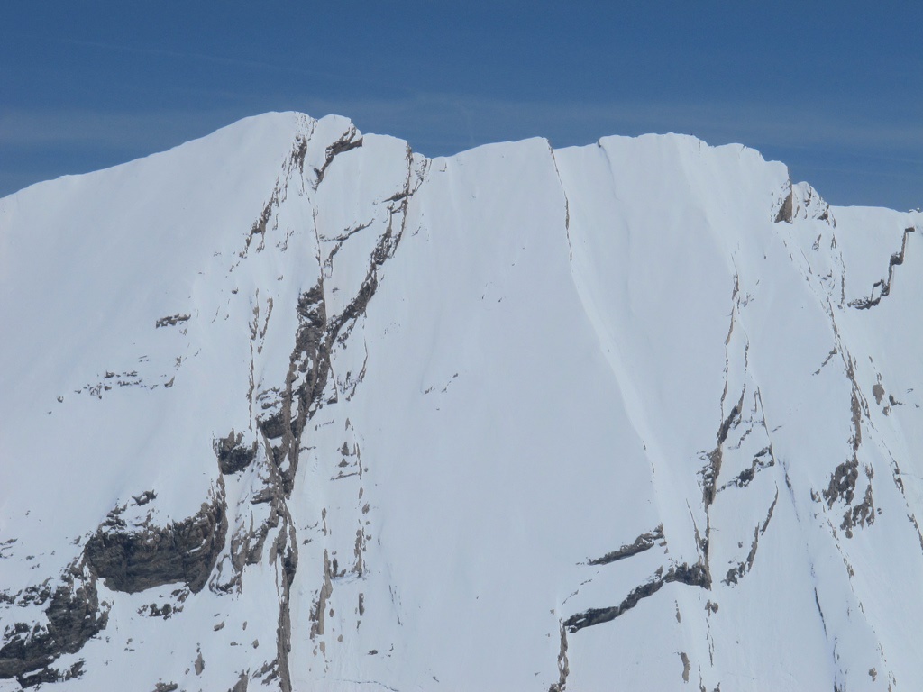 La dalle centrale : C'est quand même bien raide...