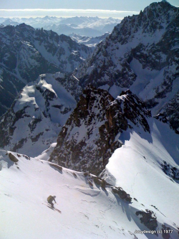 Pic Coolidge SE : Premières pentes
